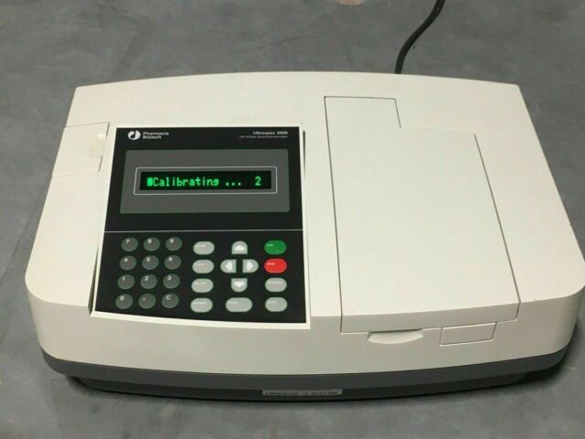 spectrophotometer amersham ultrospec 2000