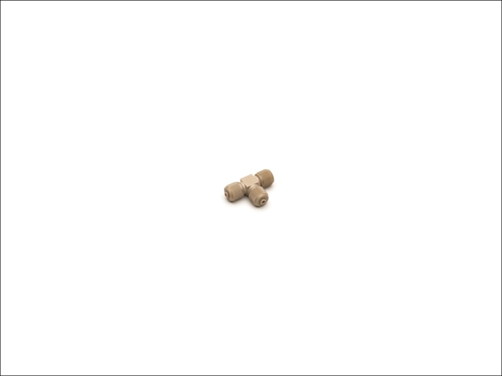Agilent Micro T-Connector, PEEK, Swept Volume 29 nL, for 1/32 in (0.8 mm) OD Tubing (5042-8519)